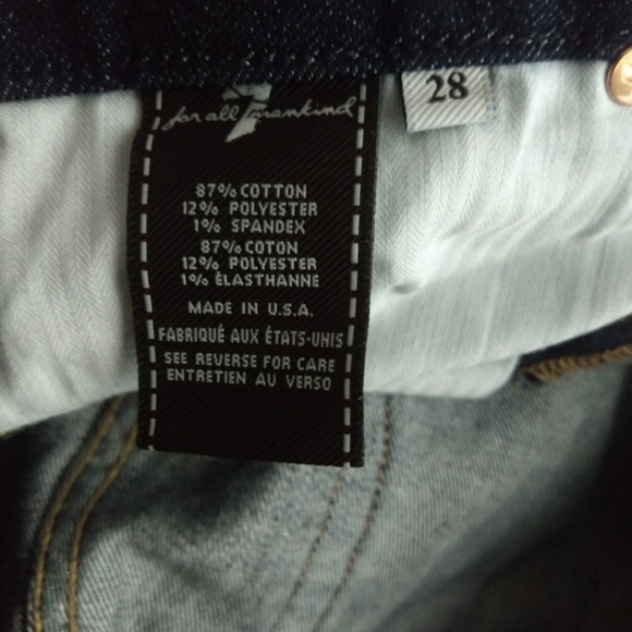 7 For All Mankind "A" Pocket Skinny Boot Cut Jeans - Picture 5 of 5